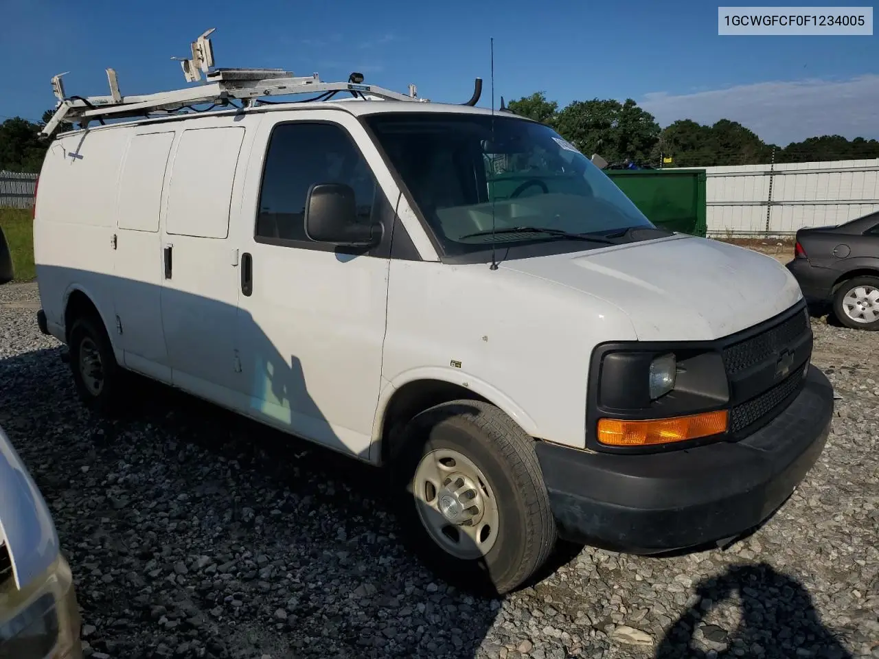 2015 Chevrolet Express G2500 VIN: 1GCWGFCF0F1234005 Lot: 61420205