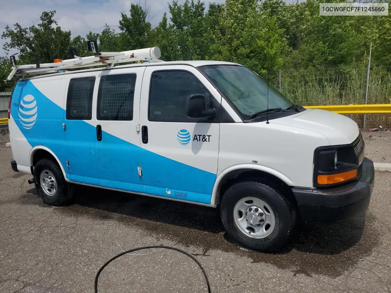 2015 Chevrolet Express G2500 VIN: 1GCWGFCF7F1245860 Lot: 62392835