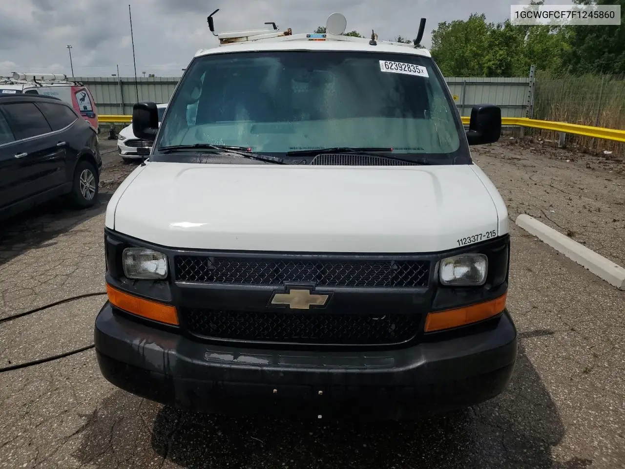 2015 Chevrolet Express G2500 VIN: 1GCWGFCF7F1245860 Lot: 62392835