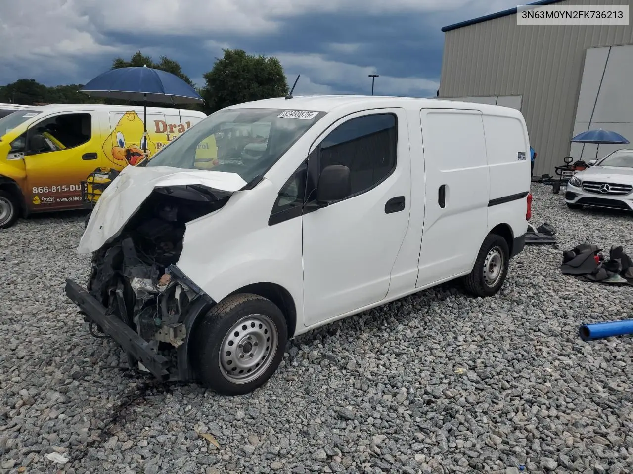 2015 Chevrolet City Express Ls VIN: 3N63M0YN2FK736213 Lot: 62490875
