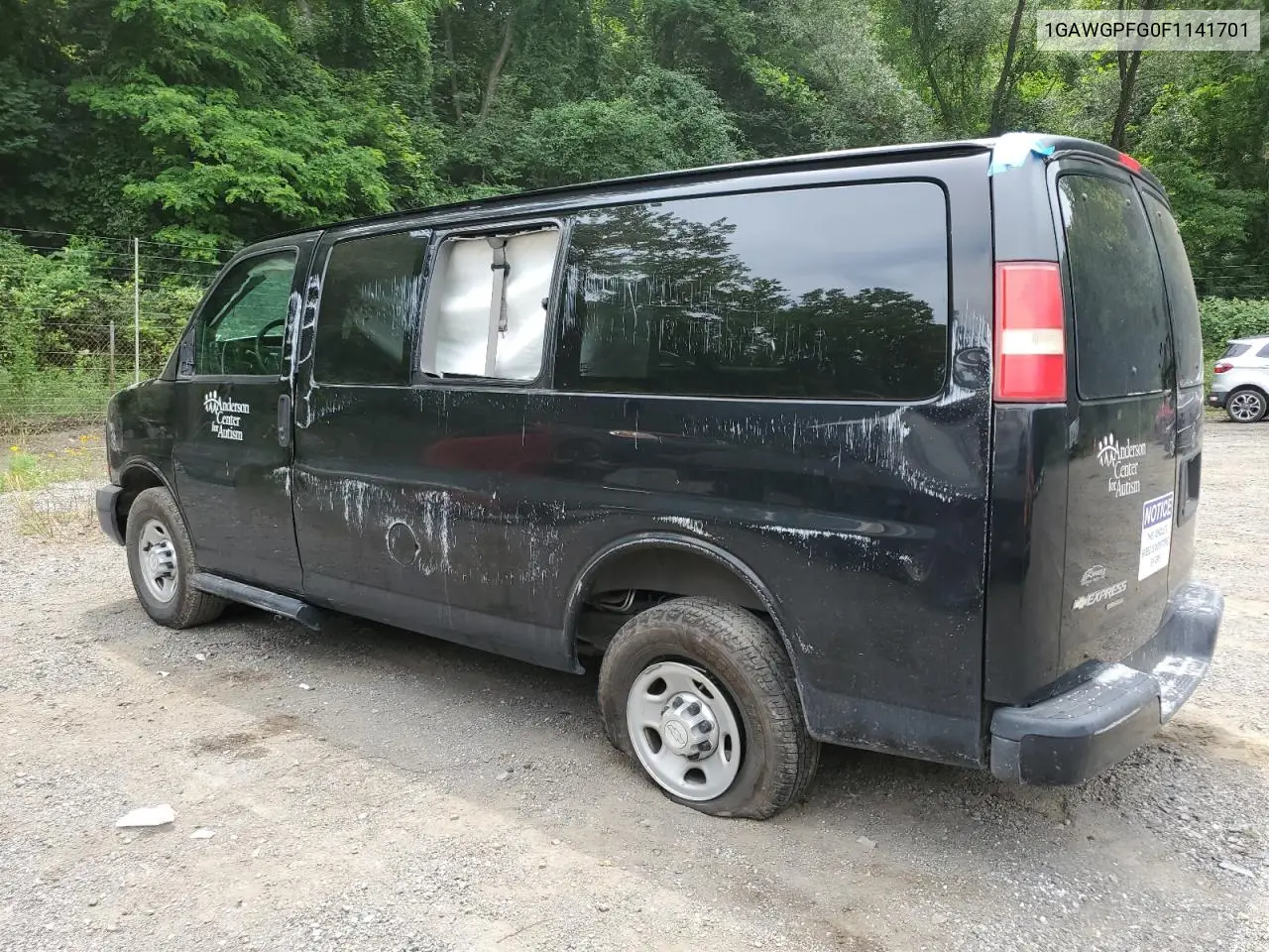 2015 Chevrolet Express G2500 Ls VIN: 1GAWGPFG0F1141701 Lot: 62818685