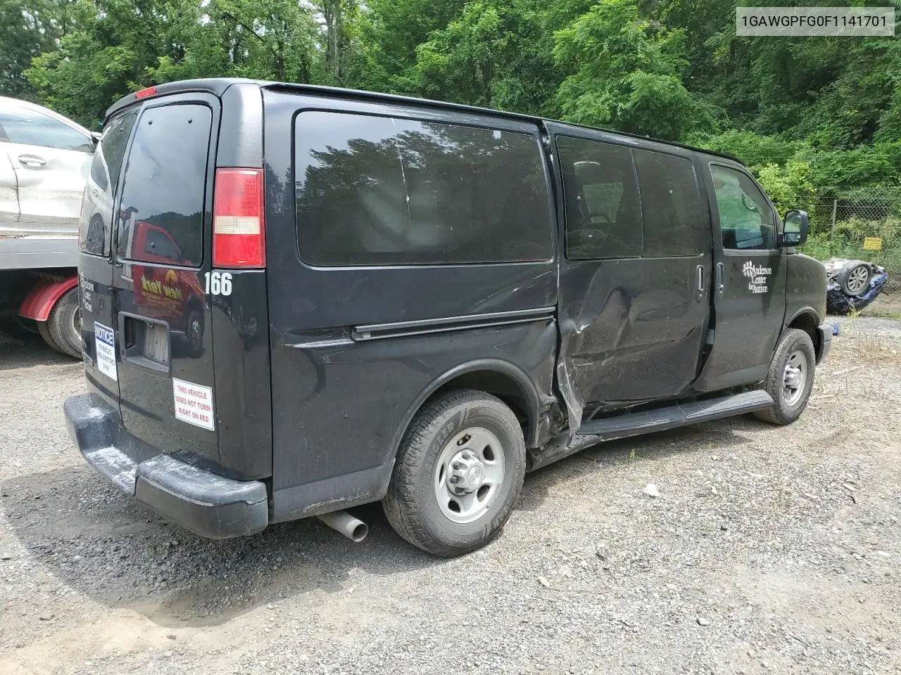 2015 Chevrolet Express G2500 Ls VIN: 1GAWGPFG0F1141701 Lot: 62818685