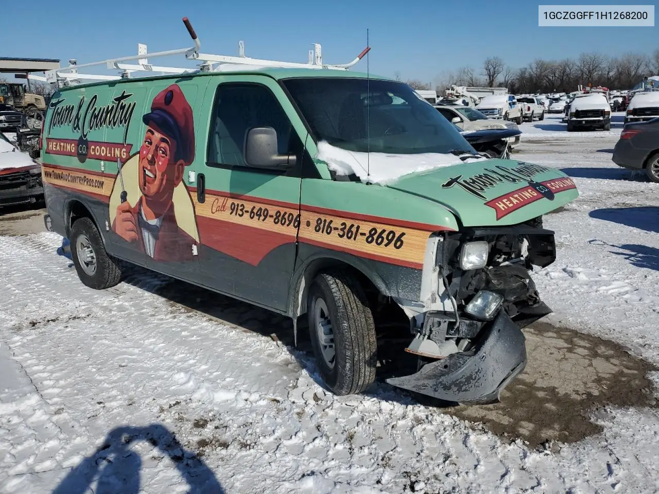 2017 Chevrolet Express G3500 VIN: 1GCZGGFF1H1268200 Lot: 45293765