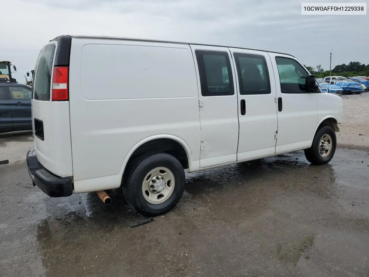 2017 Chevrolet Express G2500 VIN: 1GCWGAFF0H1229338 Lot: 55509035