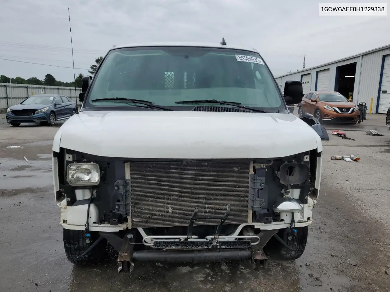 2017 Chevrolet Express G2500 VIN: 1GCWGAFF0H1229338 Lot: 55509035