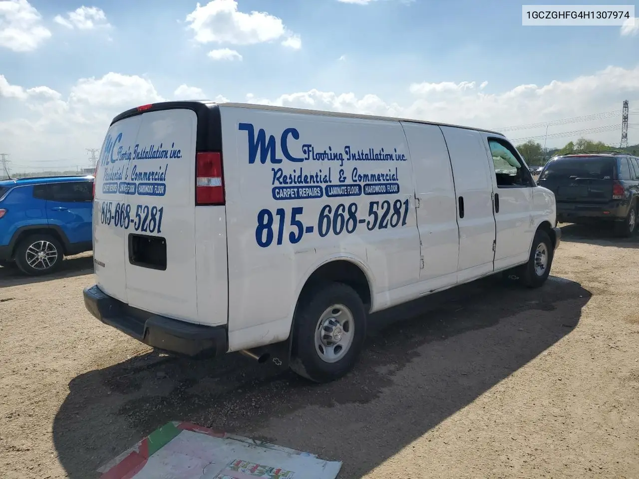 2017 Chevrolet Express G3500 VIN: 1GCZGHFG4H1307974 Lot: 56925625