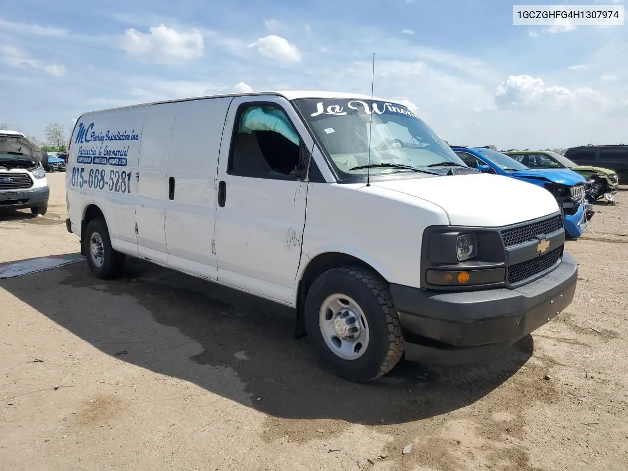 2017 Chevrolet Express G3500 VIN: 1GCZGHFG4H1307974 Lot: 56925625