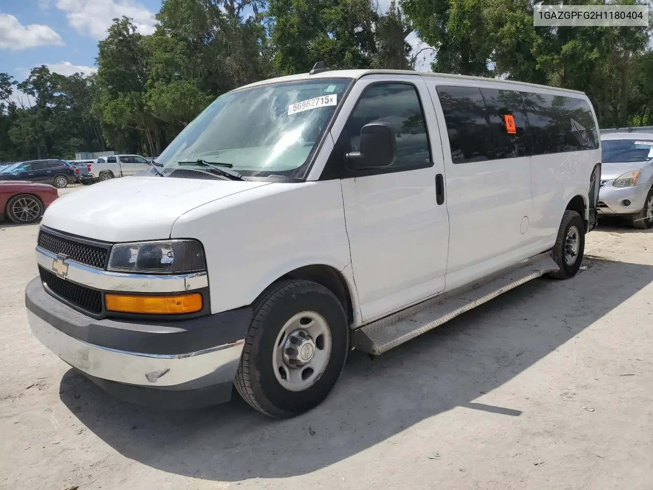 2017 Chevrolet Express G3500 Lt VIN: 1GAZGPFG2H1180404 Lot: 56962715