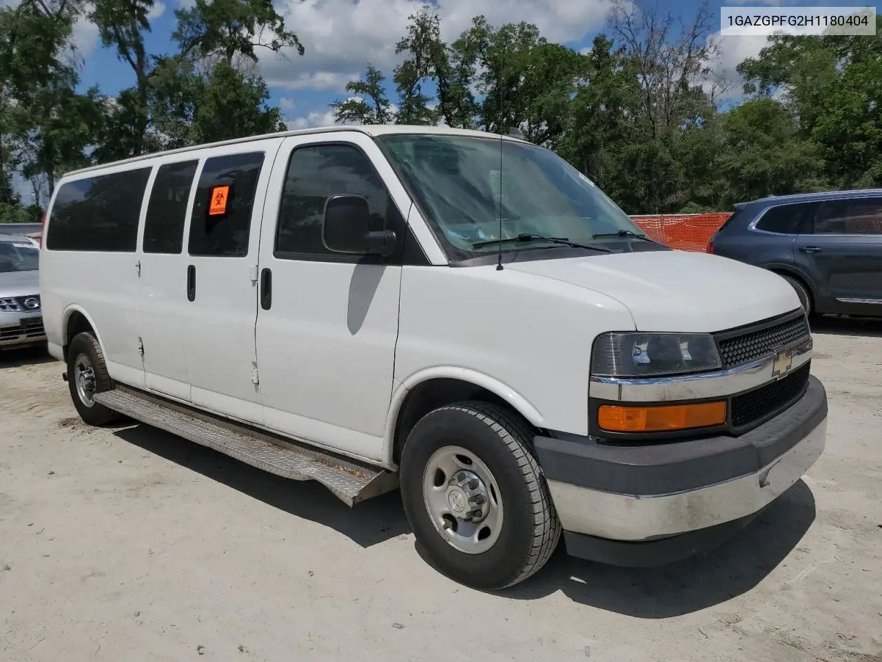 2017 Chevrolet Express G3500 Lt VIN: 1GAZGPFG2H1180404 Lot: 56962715