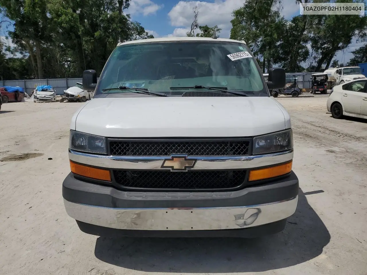 2017 Chevrolet Express G3500 Lt VIN: 1GAZGPFG2H1180404 Lot: 56962715