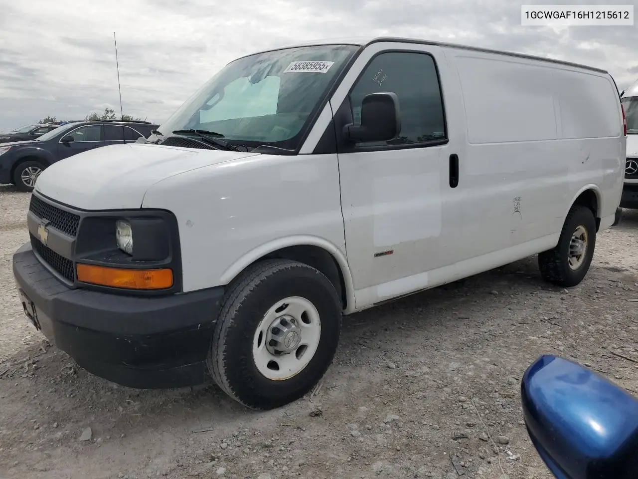 1gcwgaf16h1215612 1GCWGAF16H1215612 2017 Chevrolet Express G2500