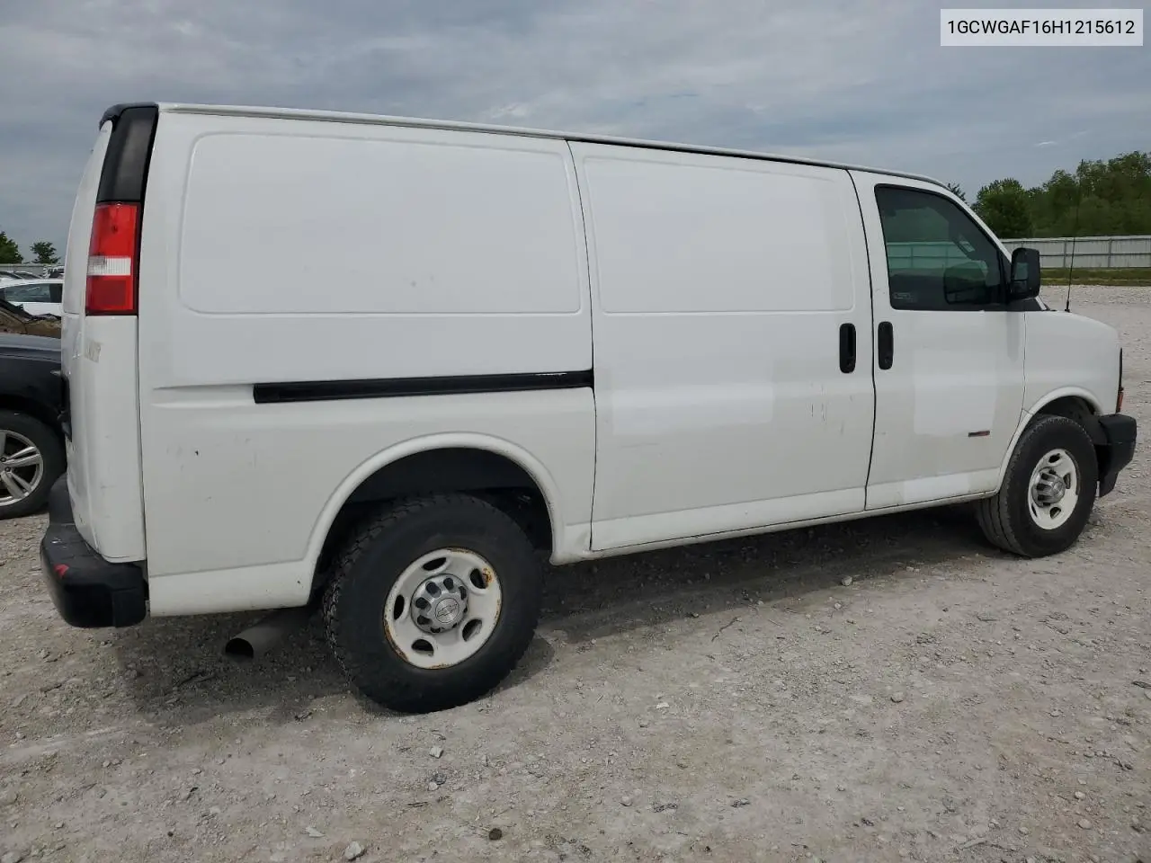 1gcwgaf16h1215612 1GCWGAF16H1215612 2017 Chevrolet Express G2500