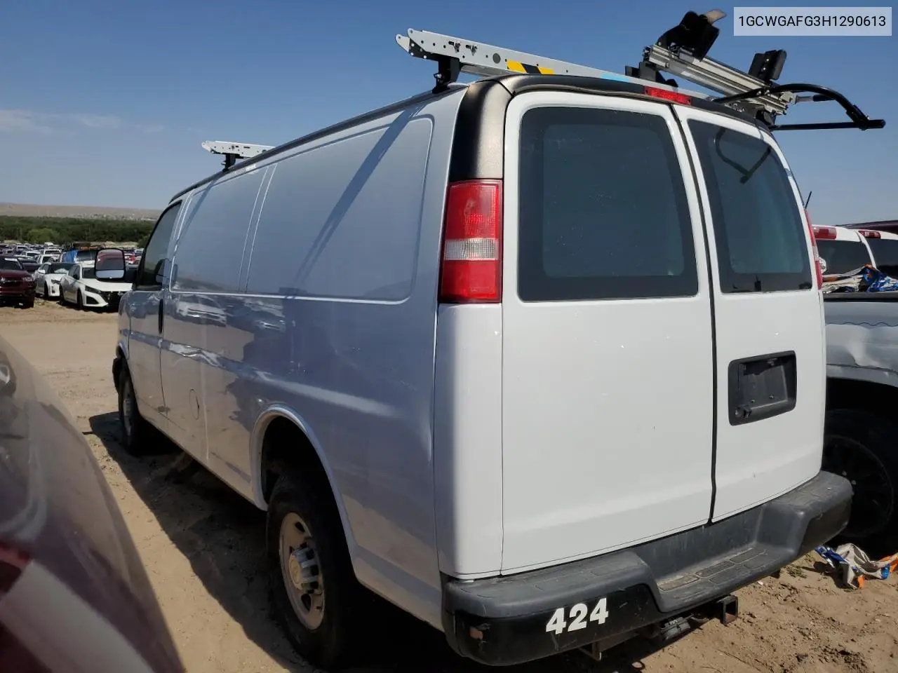 2017 Chevrolet Express G2500 VIN: 1GCWGAFG3H1290613 Lot: 59007985