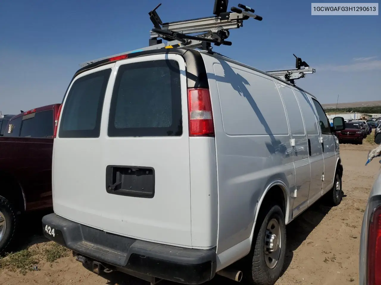 2017 Chevrolet Express G2500 VIN: 1GCWGAFG3H1290613 Lot: 59007985