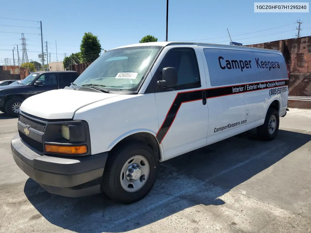 2017 Chevrolet Express G3500 VIN: 1GCZGHFG7H1295240 Lot: 62608985