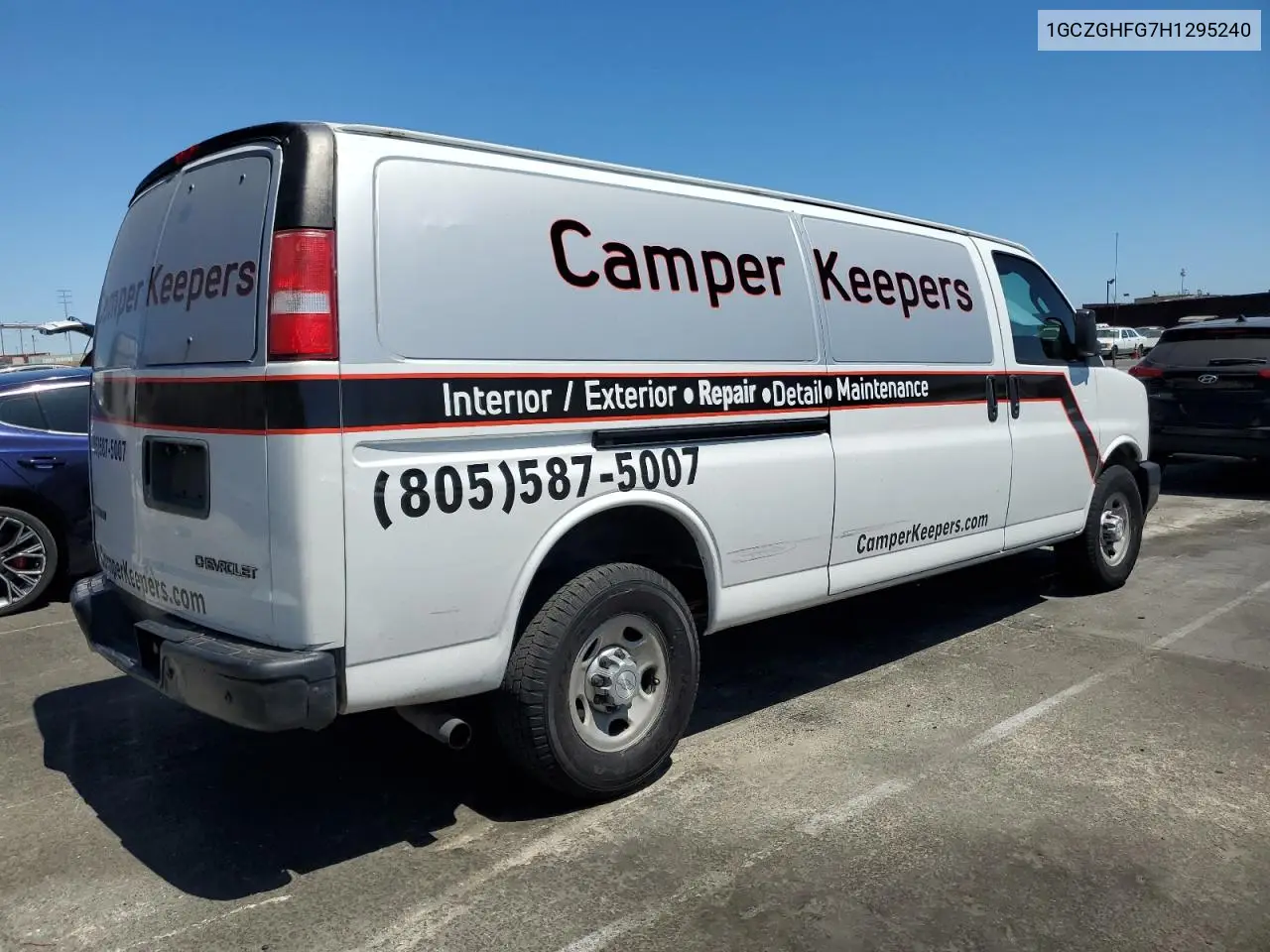 2017 Chevrolet Express G3500 VIN: 1GCZGHFG7H1295240 Lot: 62608985