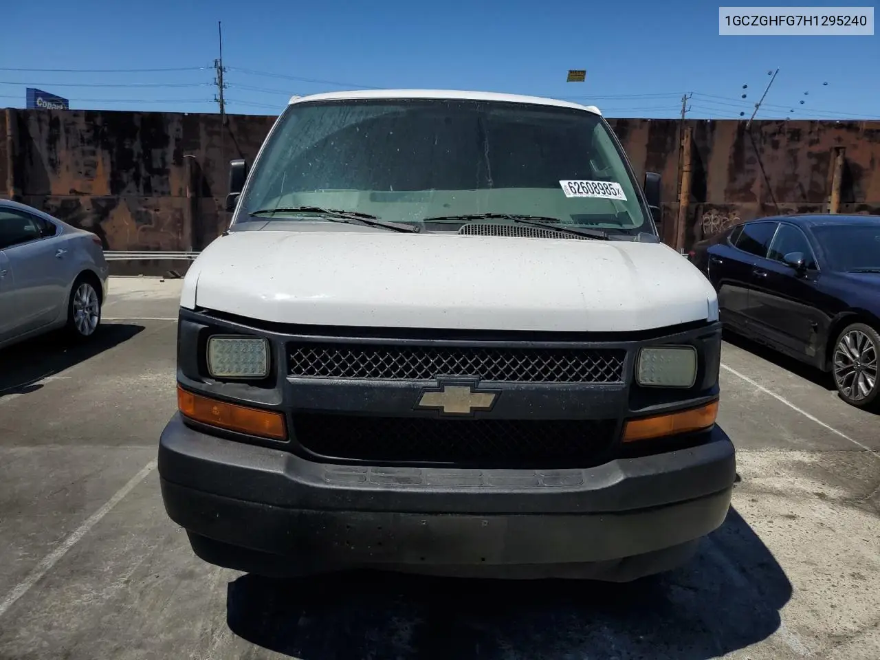 2017 Chevrolet Express G3500 VIN: 1GCZGHFG7H1295240 Lot: 62608985