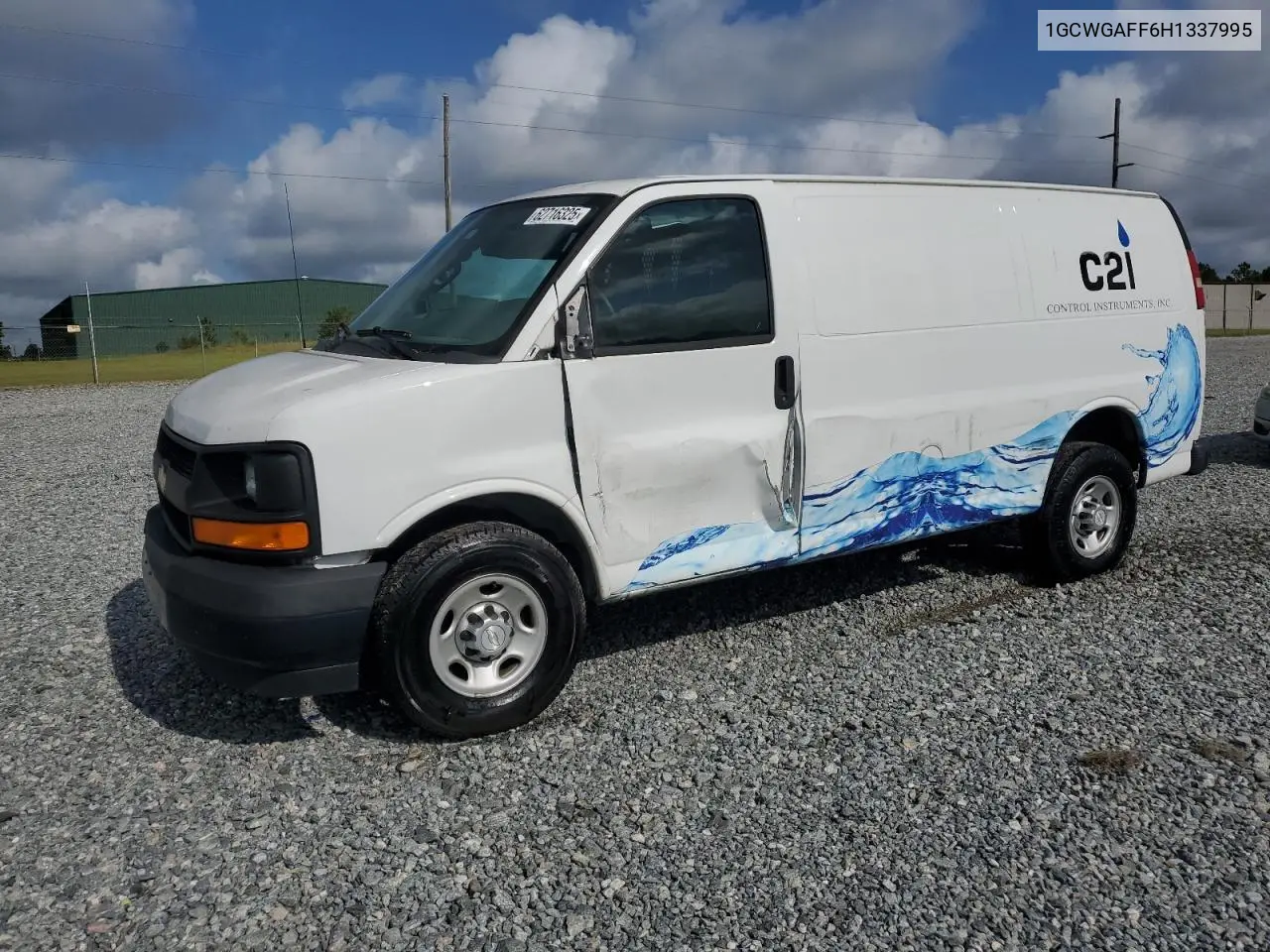 2017 Chevrolet Express G2500 VIN: 1GCWGAFF6H1337995 Lot: 62716325