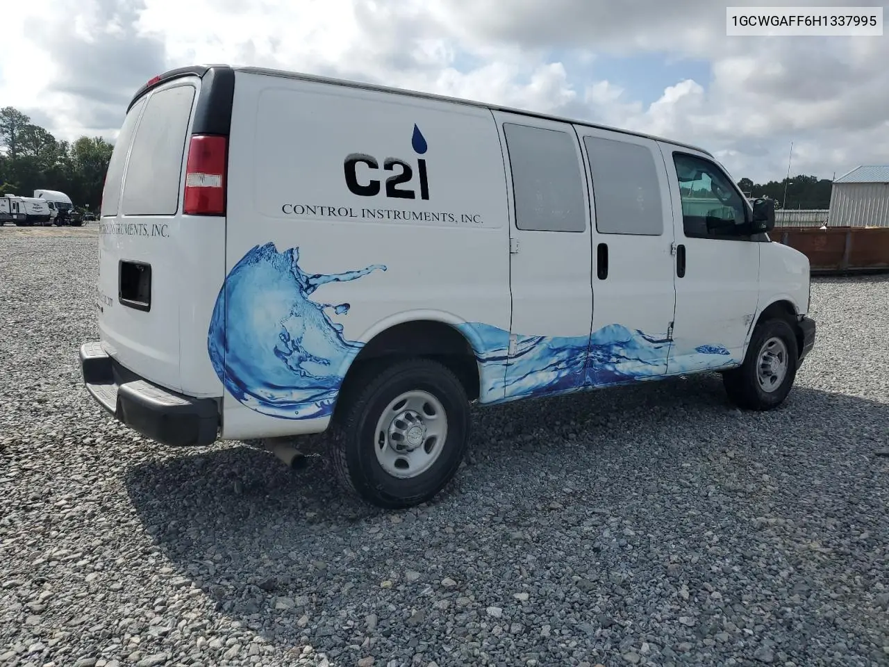 2017 Chevrolet Express G2500 VIN: 1GCWGAFF6H1337995 Lot: 62716325