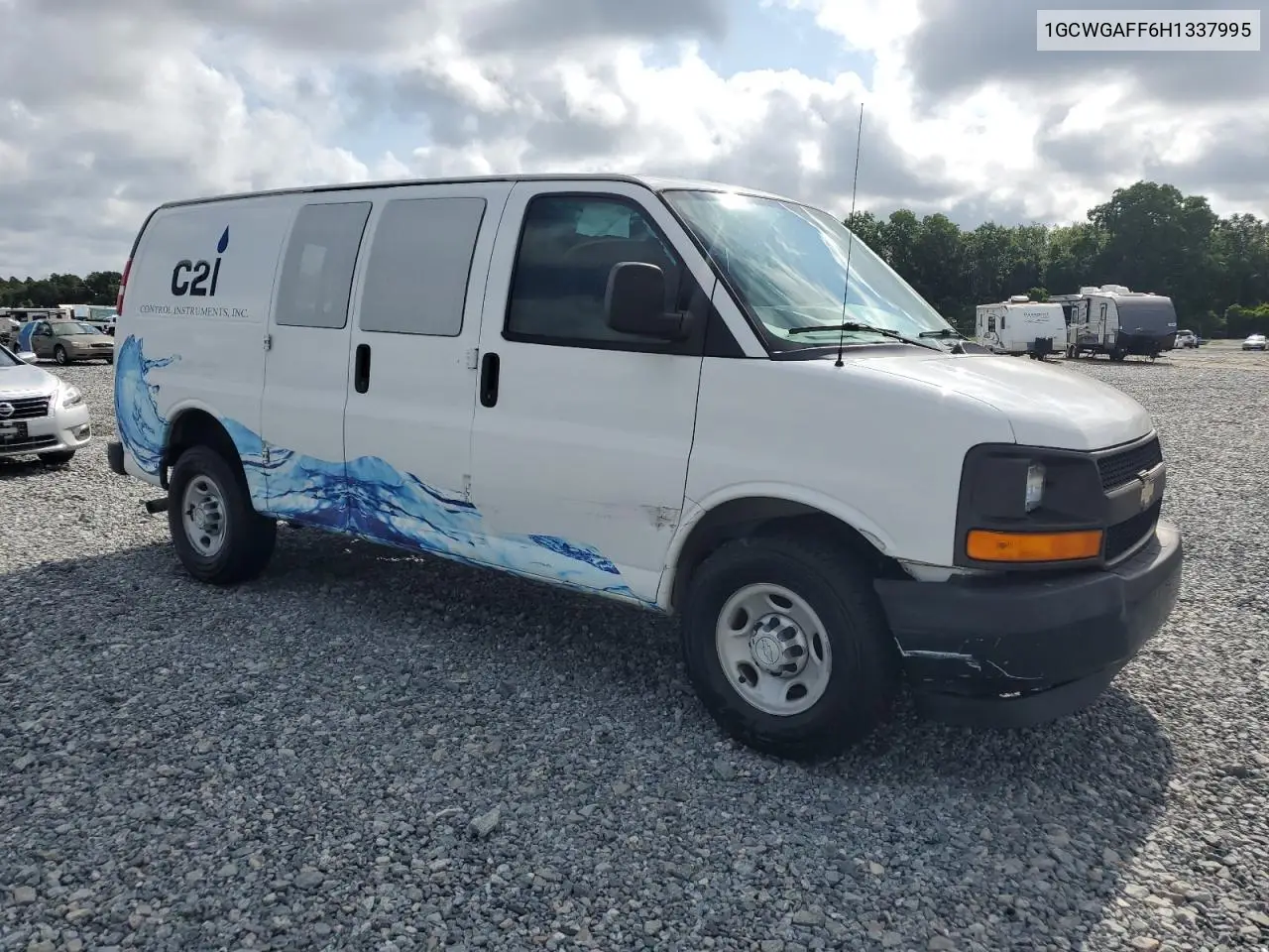 2017 Chevrolet Express G2500 VIN: 1GCWGAFF6H1337995 Lot: 62716325