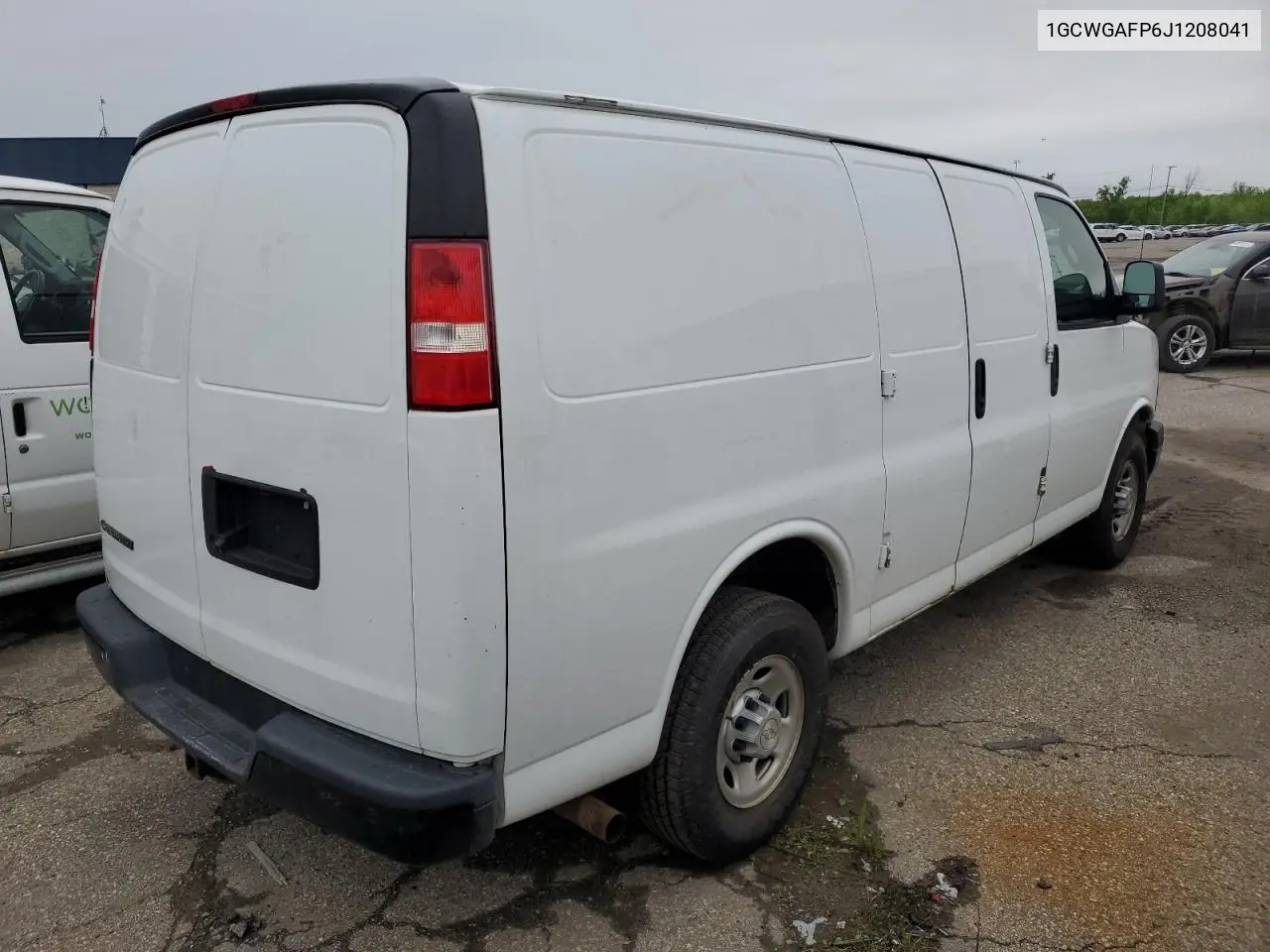 2018 Chevrolet Express G2500 VIN: 1GCWGAFP6J1208041 Lot: 56837345