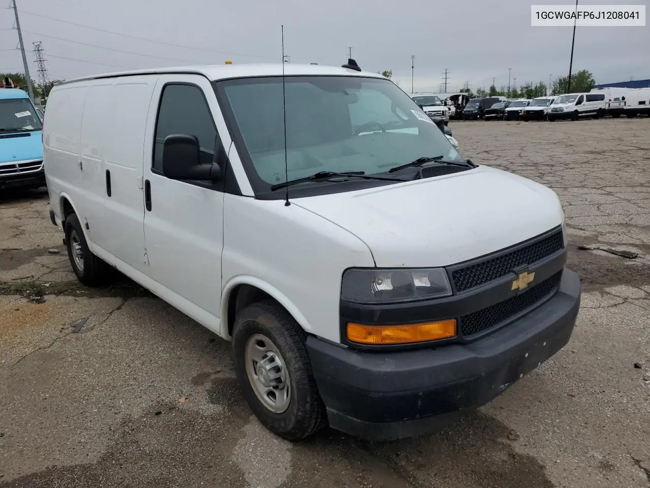 2018 Chevrolet Express G2500 VIN: 1GCWGAFP6J1208041 Lot: 56837345