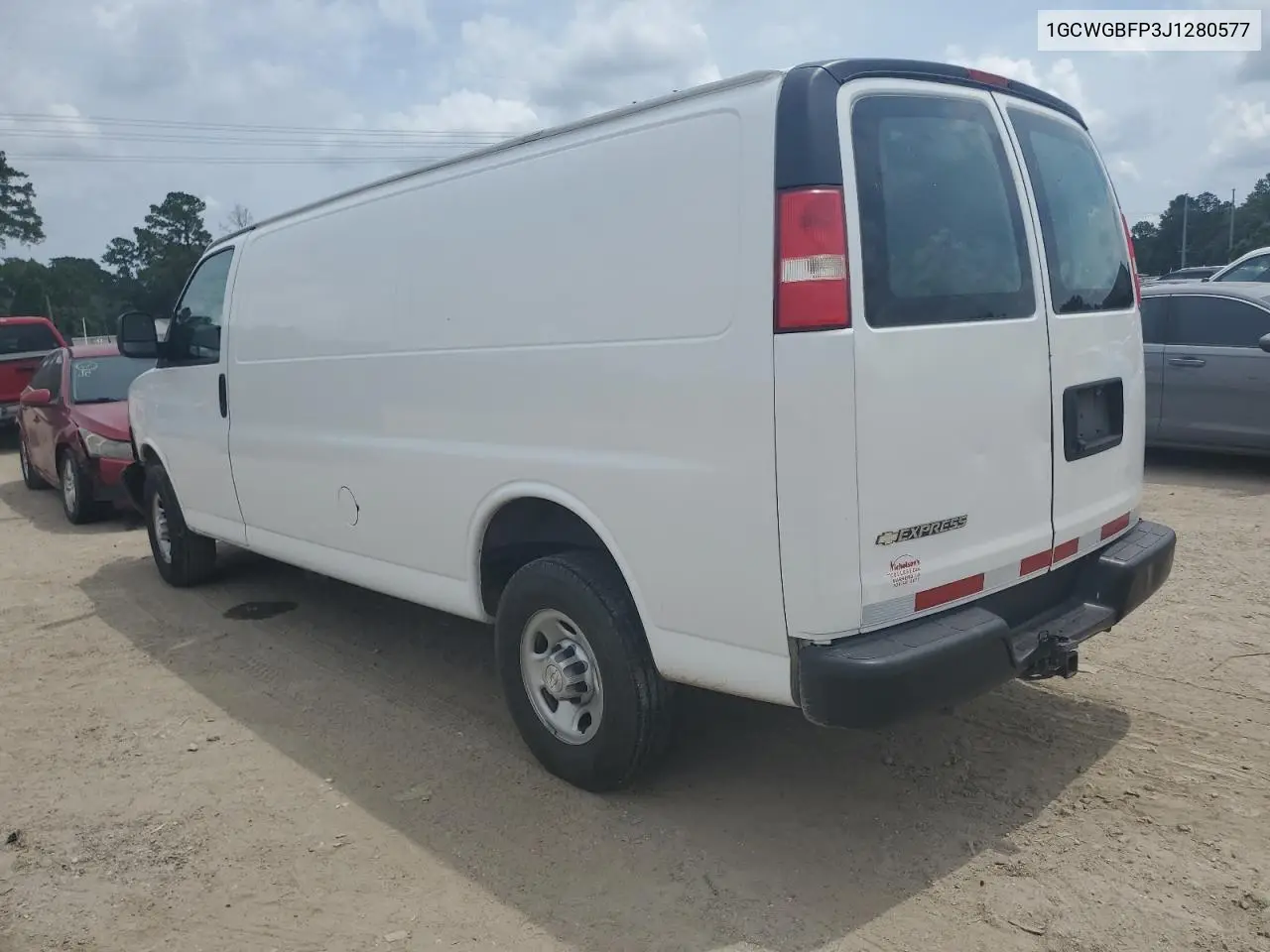 2018 Chevrolet Express G2500 VIN: 1GCWGBFP3J1280577 Lot: 62566725