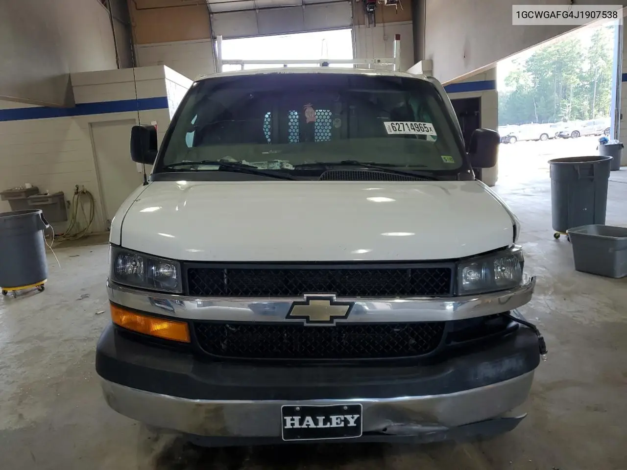 2018 Chevrolet Express G2500 VIN: 1GCWGAFG4J1907538 Lot: 62714965