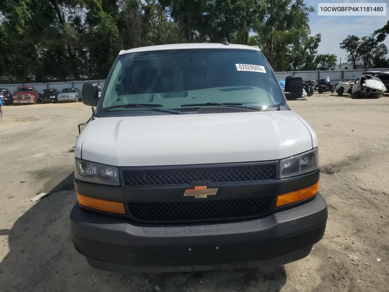 2019 Chevrolet Express G2500 VIN: 1GCWGBFP6K1181480 Lot: 62828605