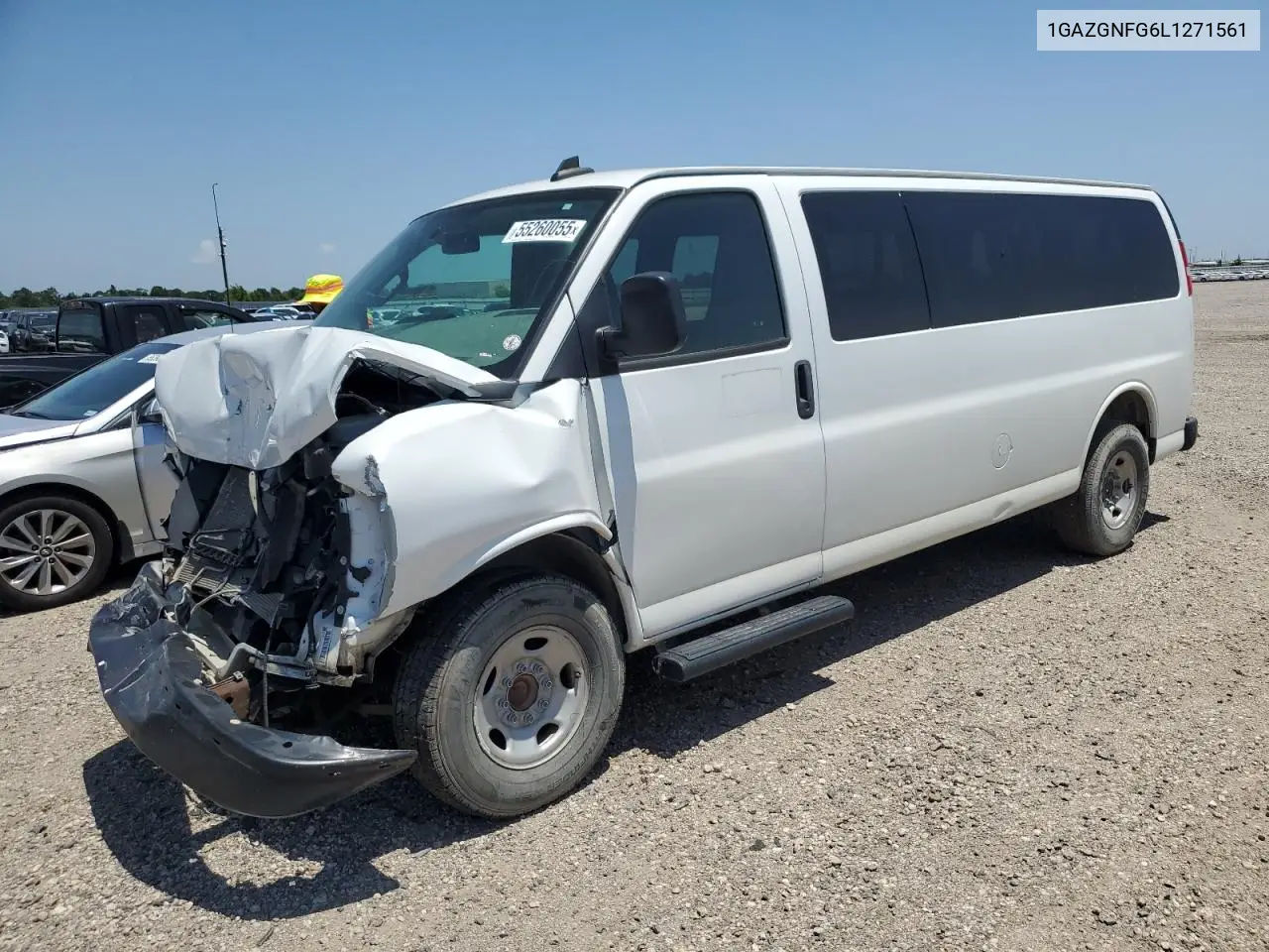 2020 Chevrolet Express G3500 Ls VIN: 1GAZGNFG6L1271561 Lot: 55260055
