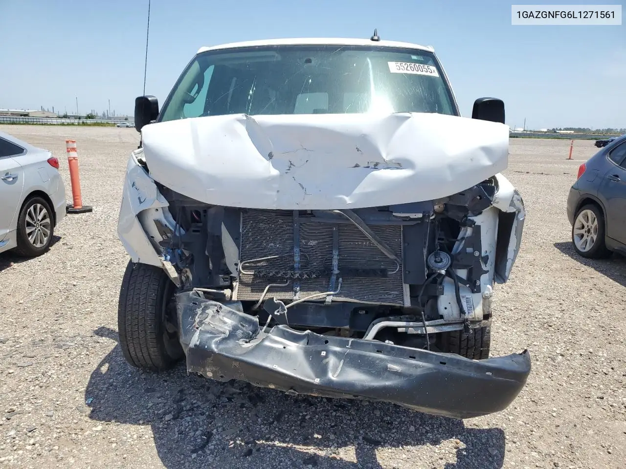 2020 Chevrolet Express G3500 Ls VIN: 1GAZGNFG6L1271561 Lot: 55260055