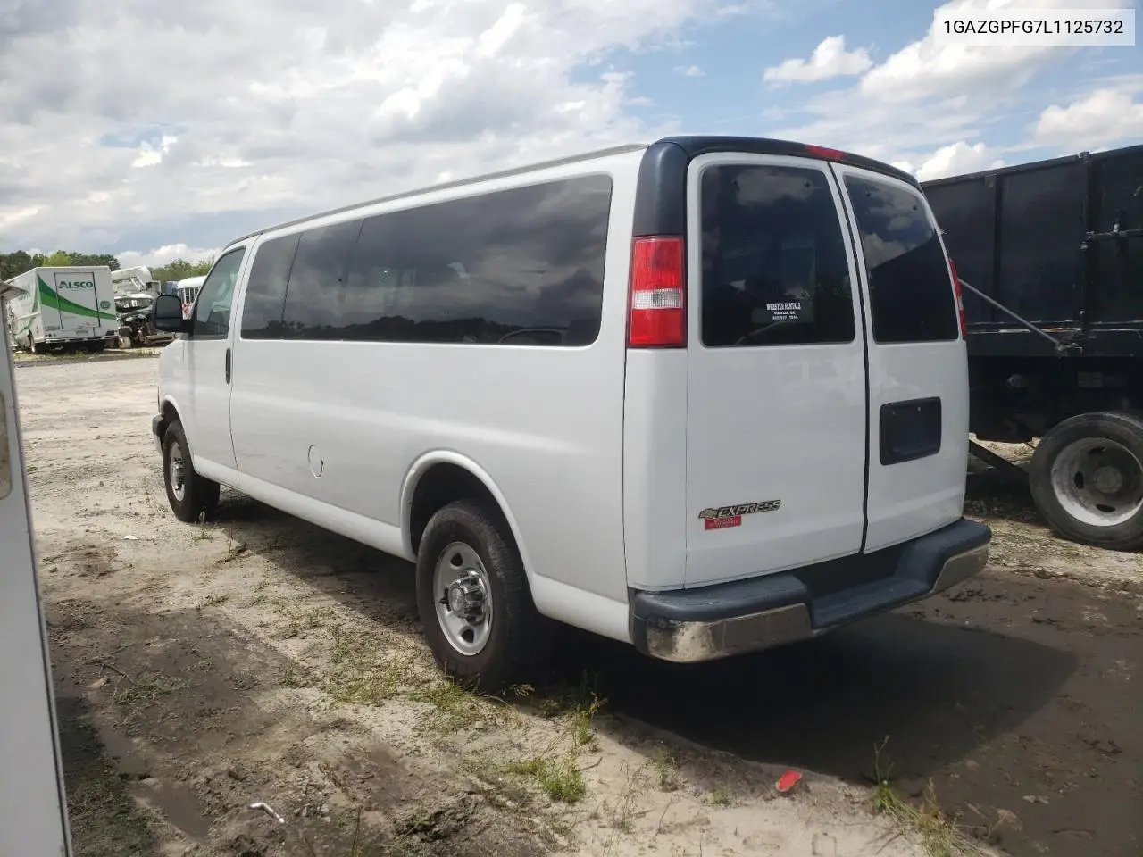 2020 Chevrolet Express G3500 Lt VIN: 1GAZGPFG7L1125732 Lot: 56536785