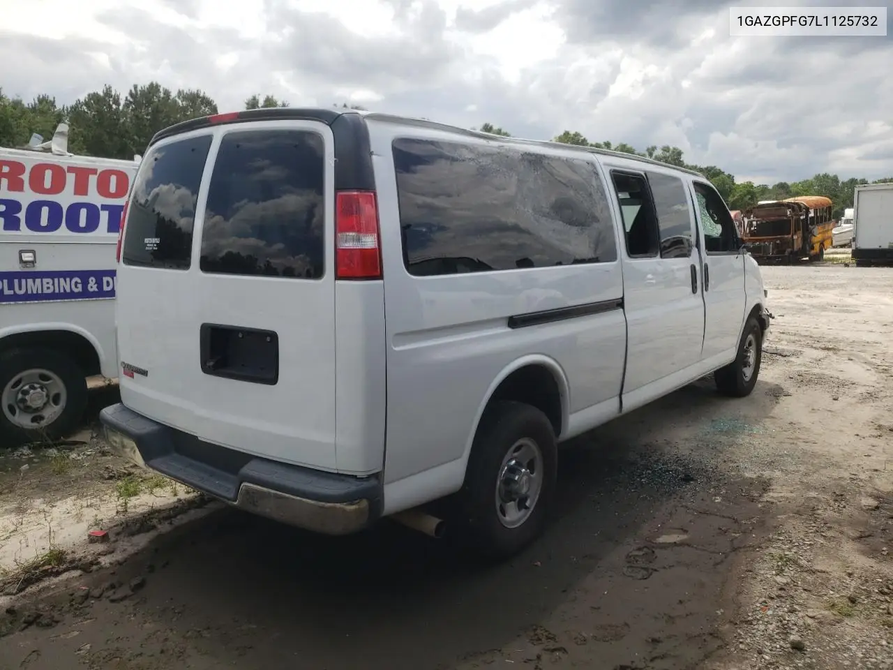 2020 Chevrolet Express G3500 Lt VIN: 1GAZGPFG7L1125732 Lot: 56536785