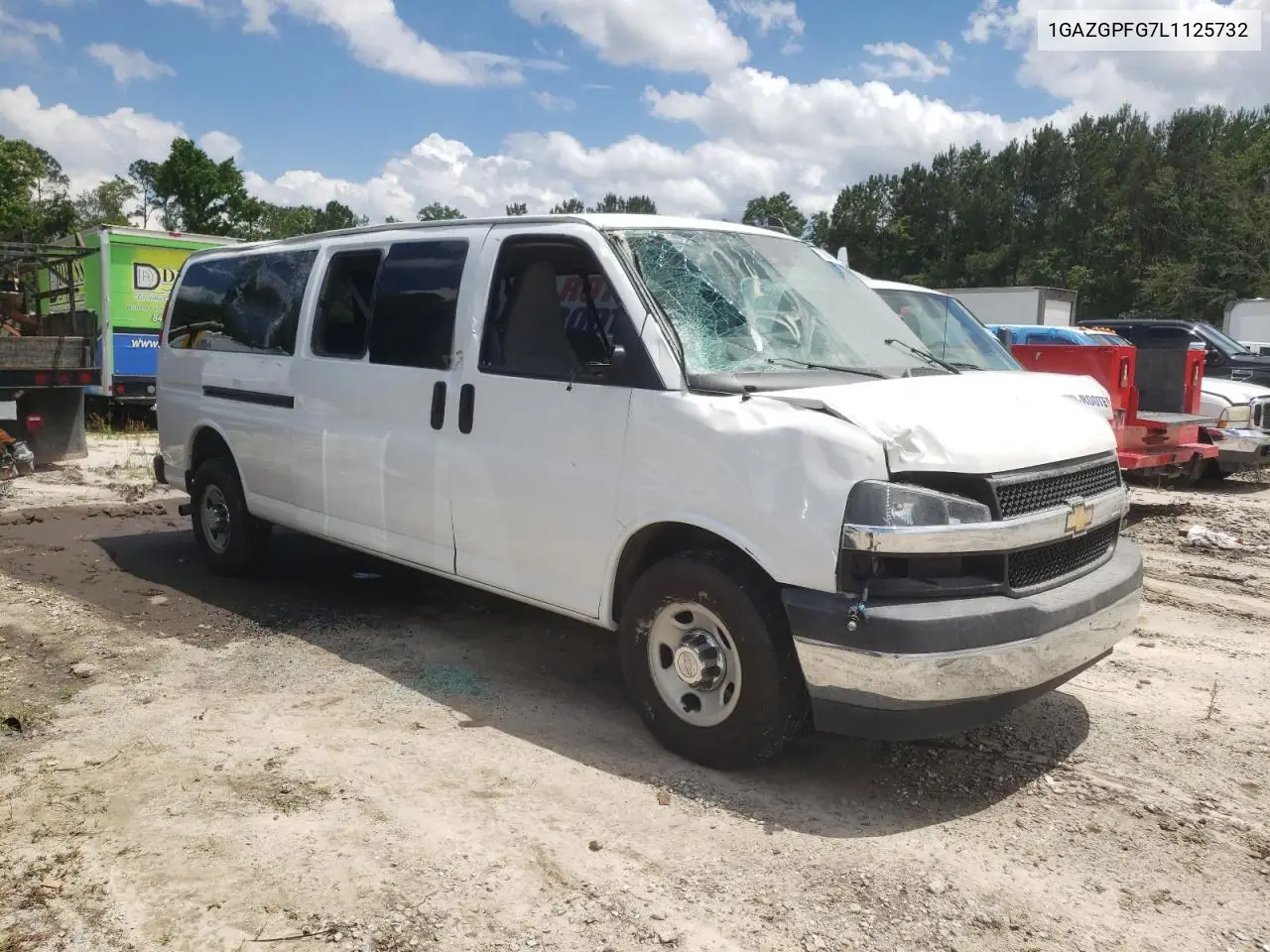 2020 Chevrolet Express G3500 Lt VIN: 1GAZGPFG7L1125732 Lot: 56536785