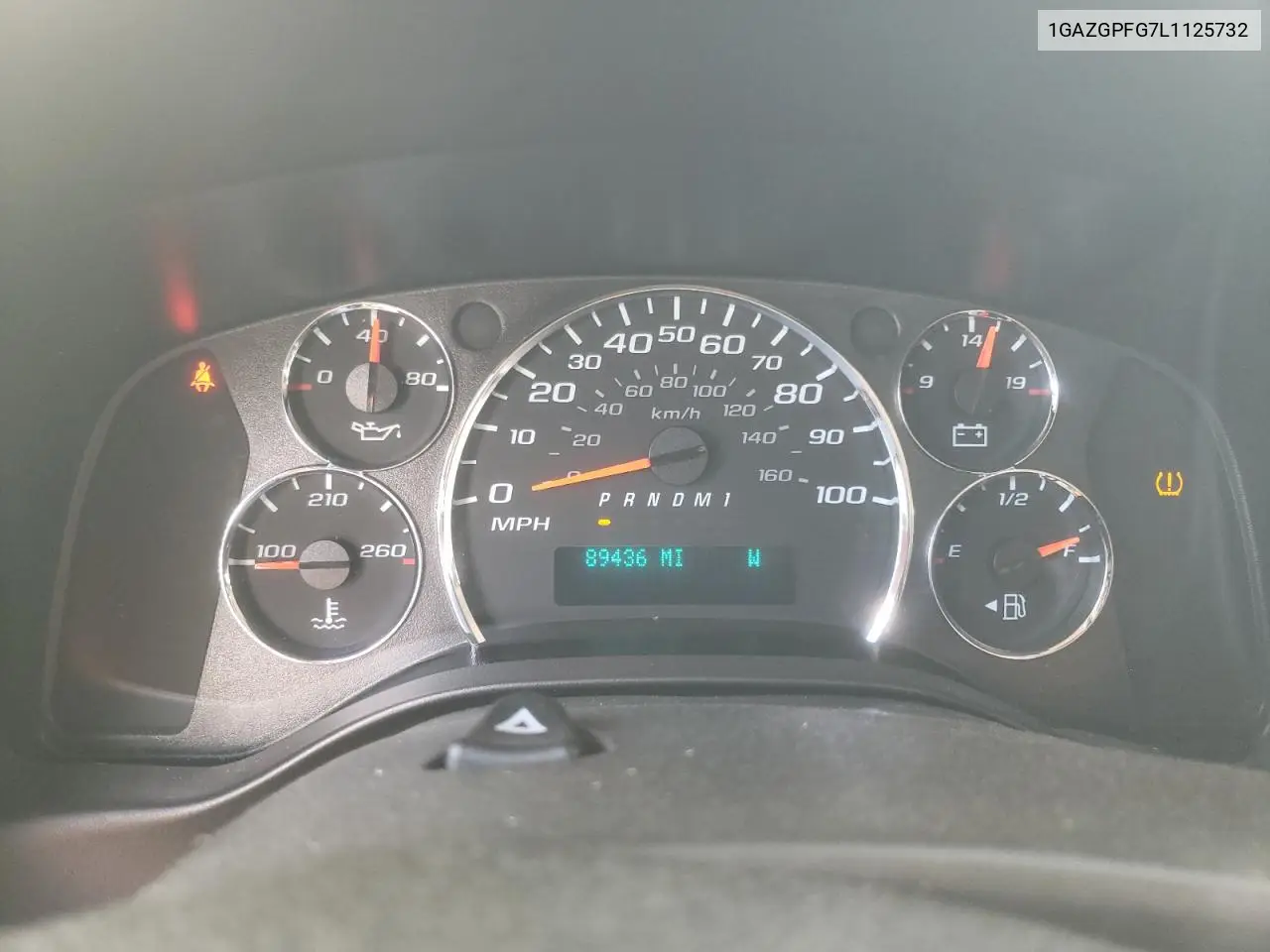 2020 Chevrolet Express G3500 Lt VIN: 1GAZGPFG7L1125732 Lot: 56536785