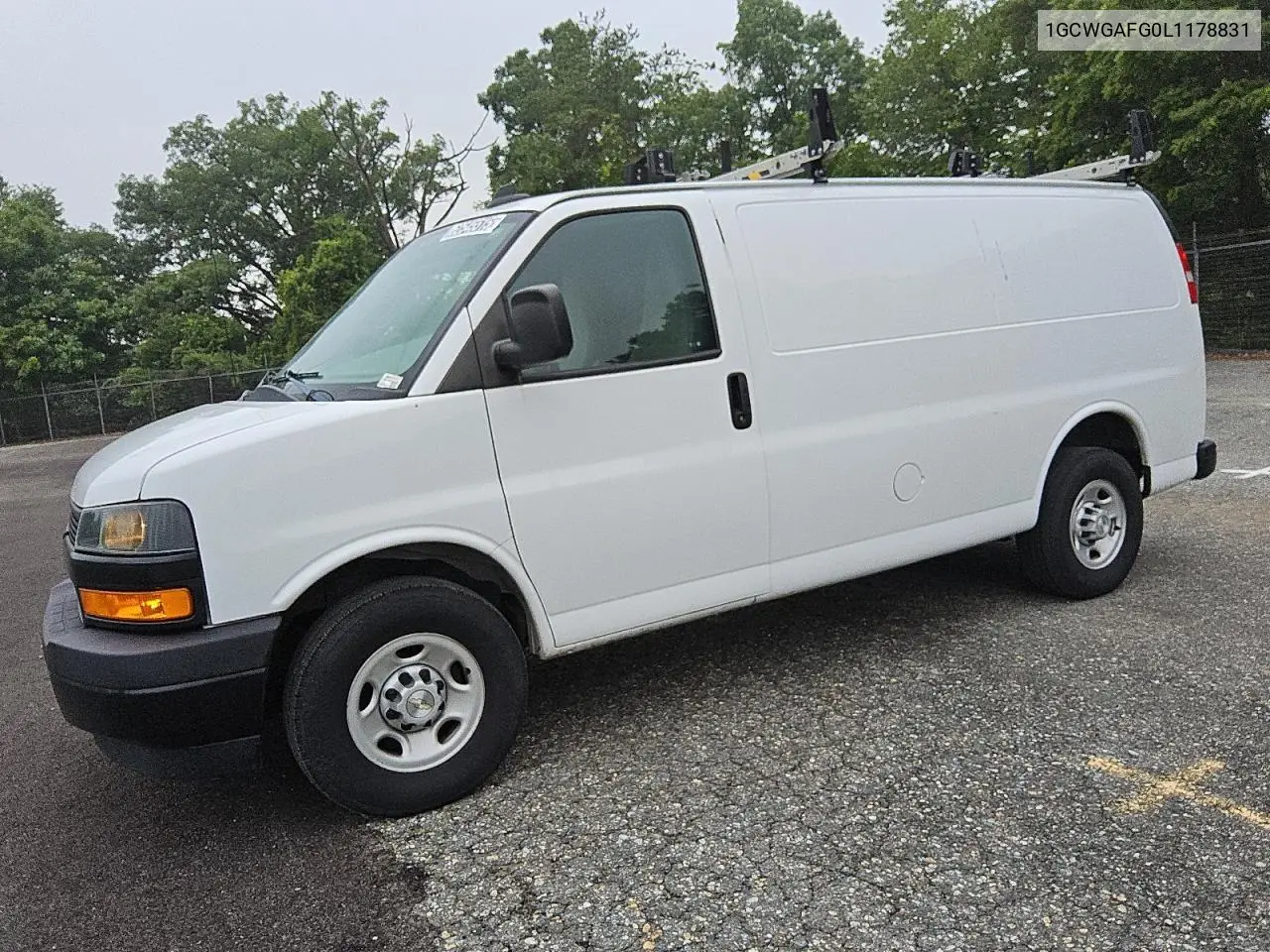 2020 Chevrolet Express G2500 VIN: 1GCWGAFG0L1178831 Lot: 62545515