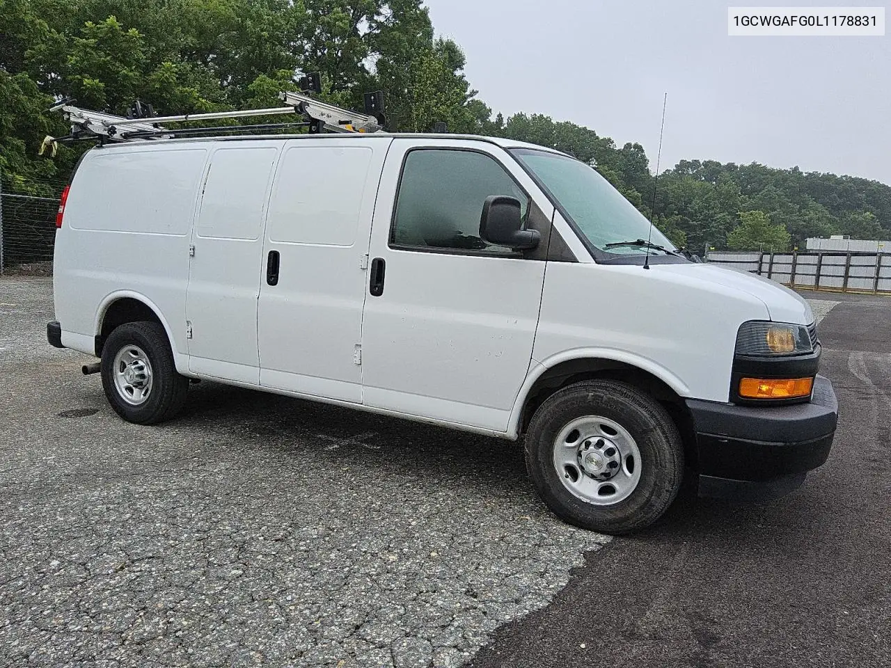 2020 Chevrolet Express G2500 VIN: 1GCWGAFG0L1178831 Lot: 62545515