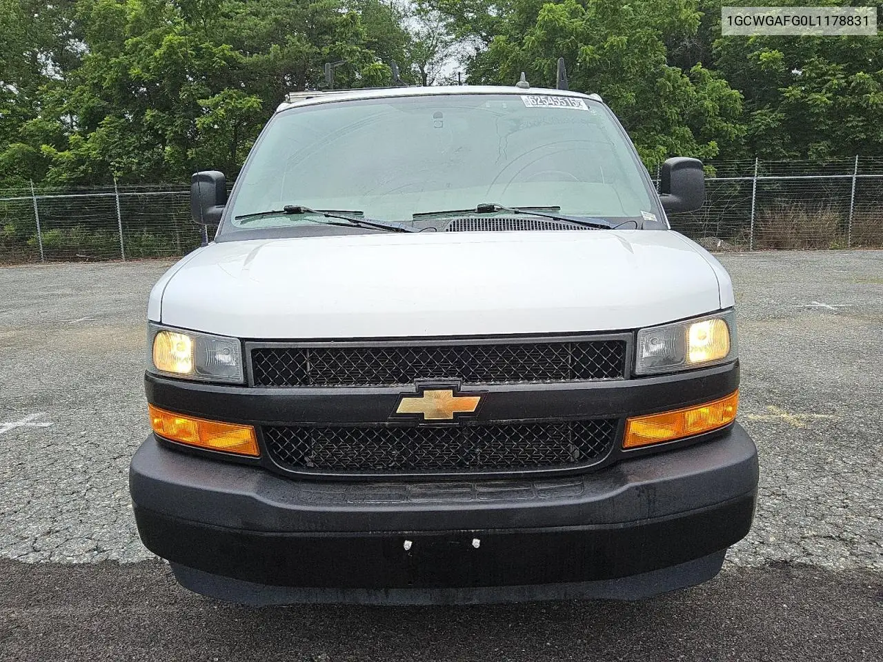 2020 Chevrolet Express G2500 VIN: 1GCWGAFG0L1178831 Lot: 62545515