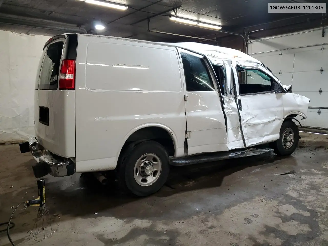 2020 Chevrolet Express G2500 VIN: 1GCWGAFG8L1201305 Lot: 81788234