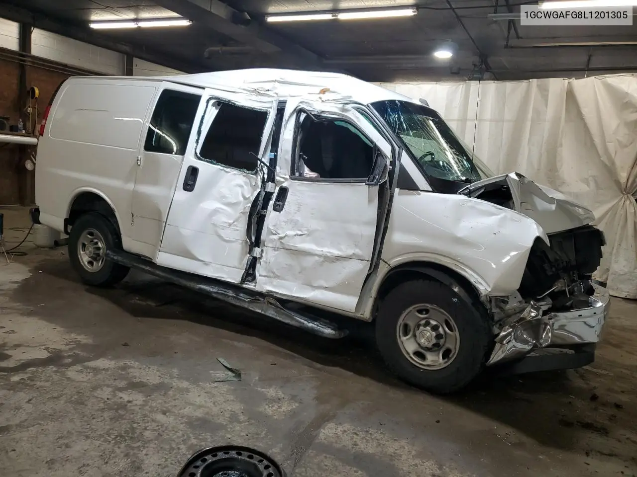 2020 Chevrolet Express G2500 VIN: 1GCWGAFG8L1201305 Lot: 81788234