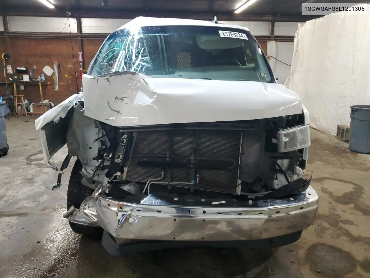 2020 Chevrolet Express G2500 VIN: 1GCWGAFG8L1201305 Lot: 81788234
