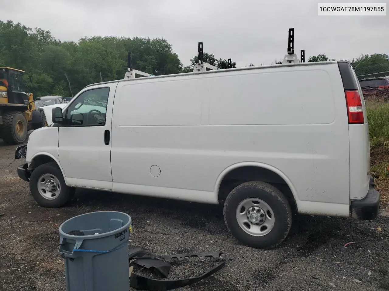 2021 Chevrolet Express G2500 VIN: 1GCWGAF78M1197855 Lot: 57051865