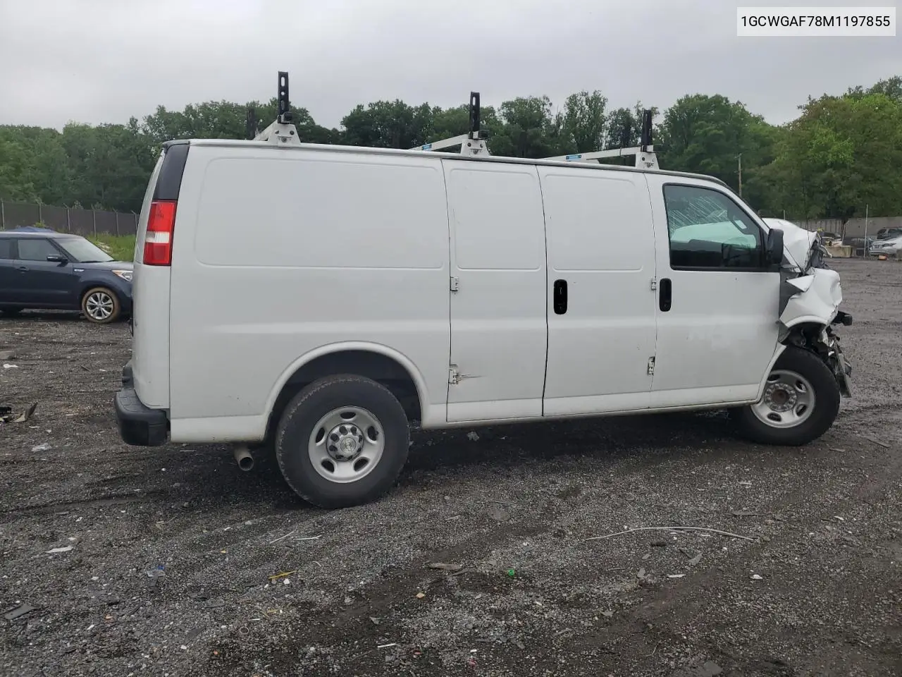 2021 Chevrolet Express G2500 VIN: 1GCWGAF78M1197855 Lot: 57051865