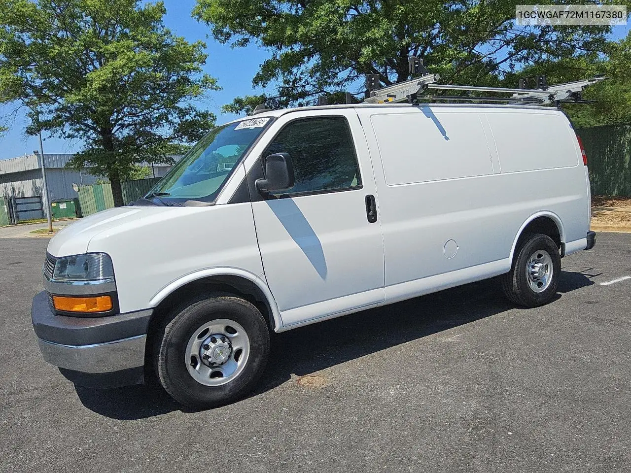 2021 Chevrolet Express G2500 VIN: 1GCWGAF72M1167380 Lot: 62544795
