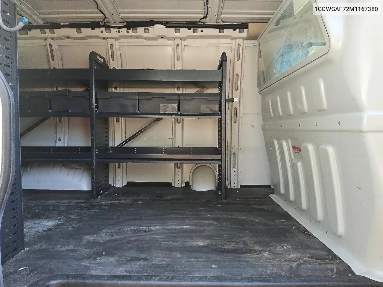 2021 Chevrolet Express G2500 VIN: 1GCWGAF72M1167380 Lot: 62544795