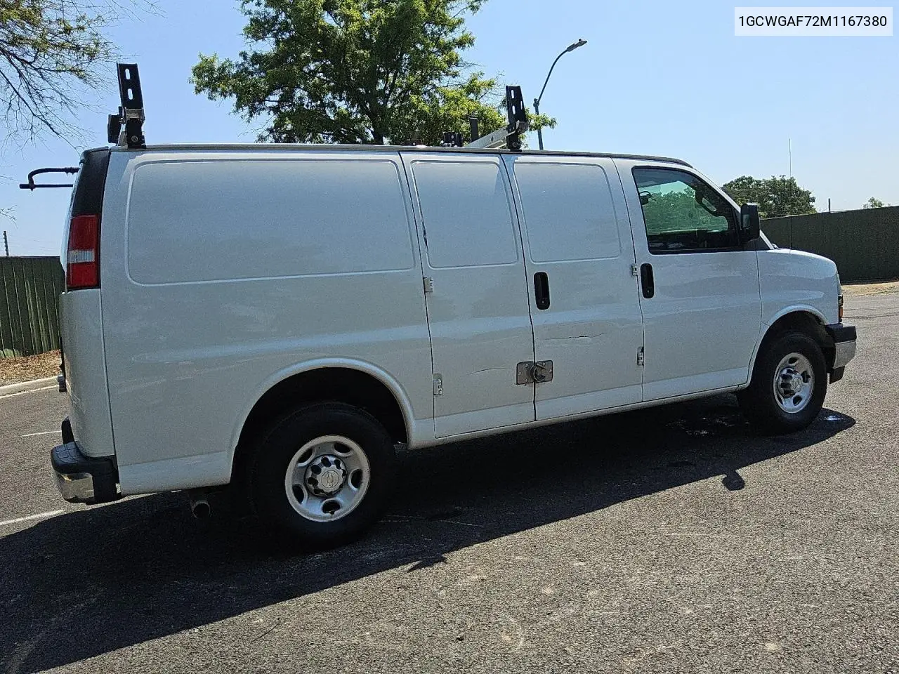2021 Chevrolet Express G2500 VIN: 1GCWGAF72M1167380 Lot: 62544795