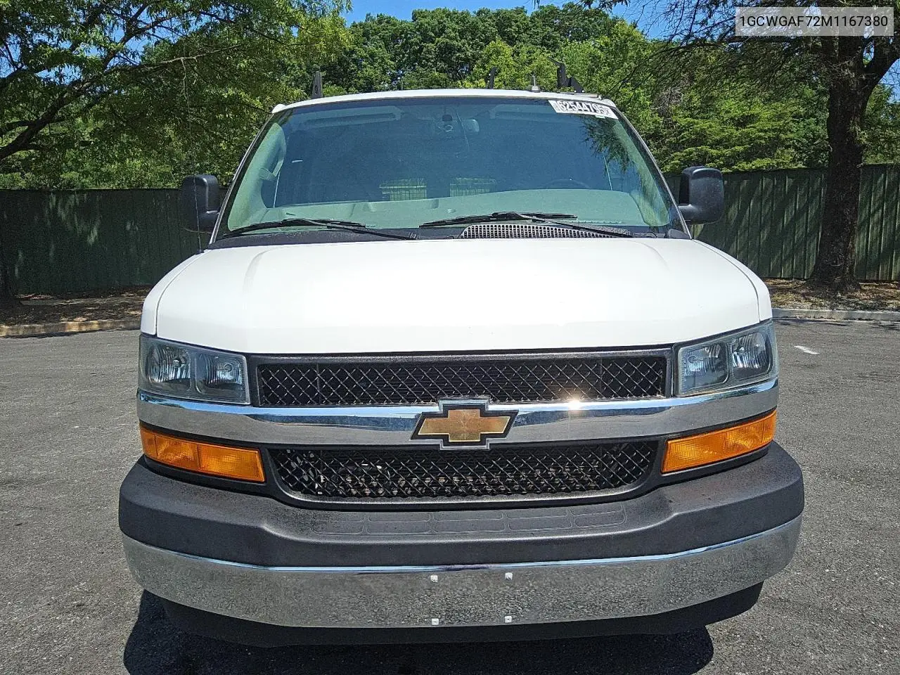 2021 Chevrolet Express G2500 VIN: 1GCWGAF72M1167380 Lot: 62544795