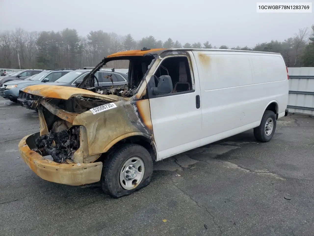2022 Chevrolet Express G2500 VIN: 1GCWGBF78N1283769 Lot: 53508735