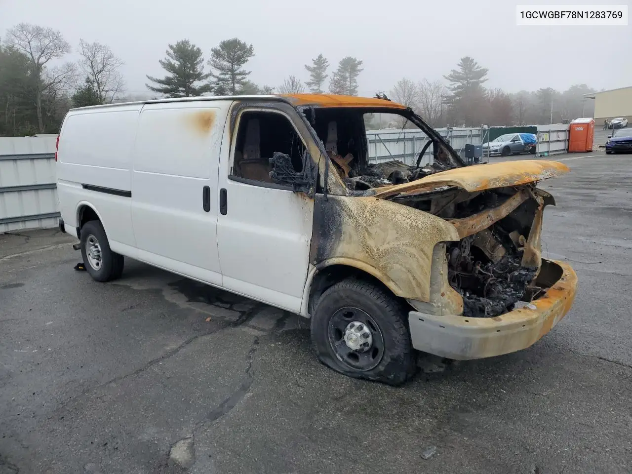 2022 Chevrolet Express G2500 VIN: 1GCWGBF78N1283769 Lot: 53508735