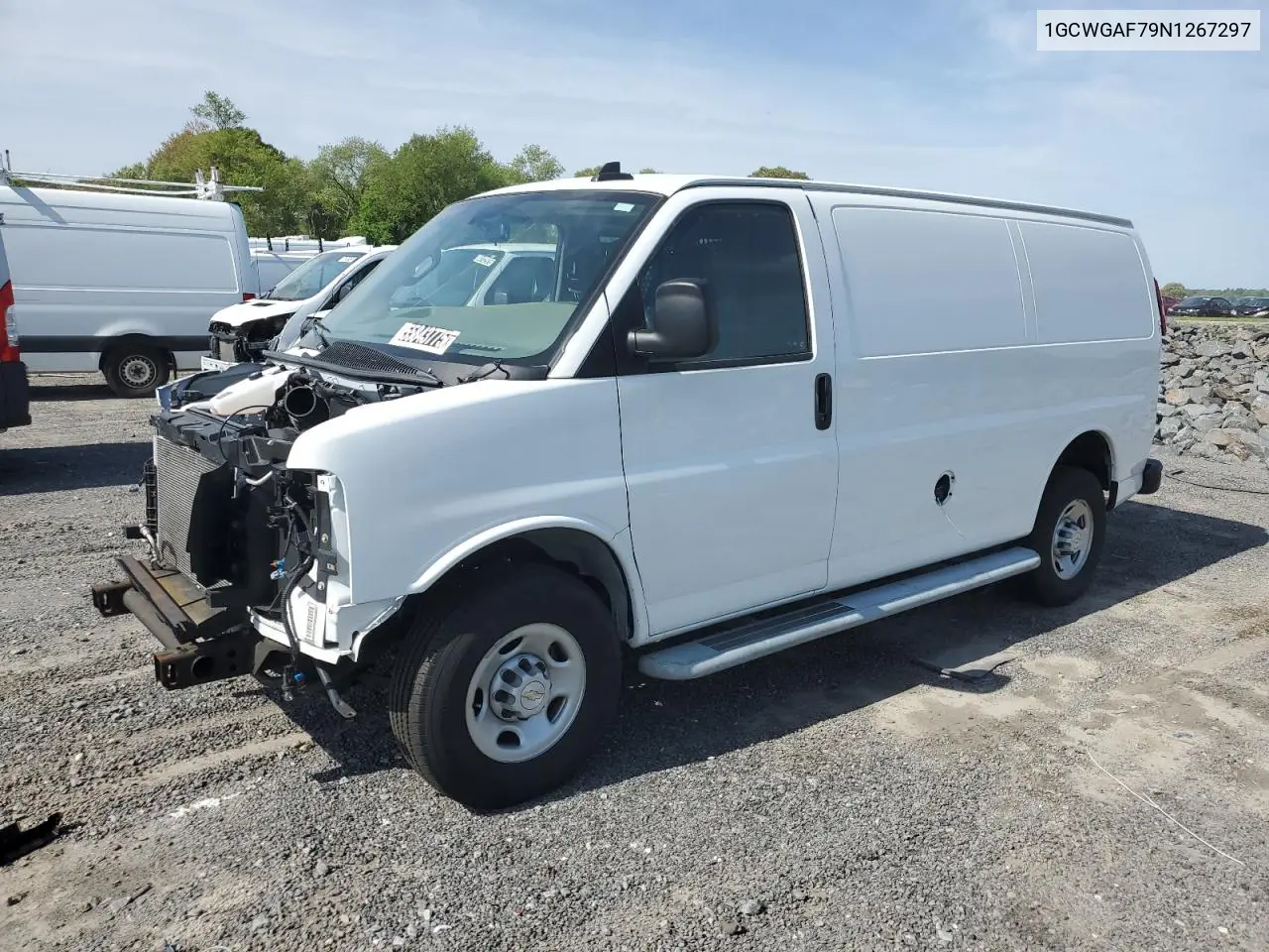 2022 Chevrolet Express G2500 VIN: 1GCWGAF79N1267297 Lot: 55843775